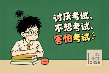 讨厌考试、不想考试、害怕考试